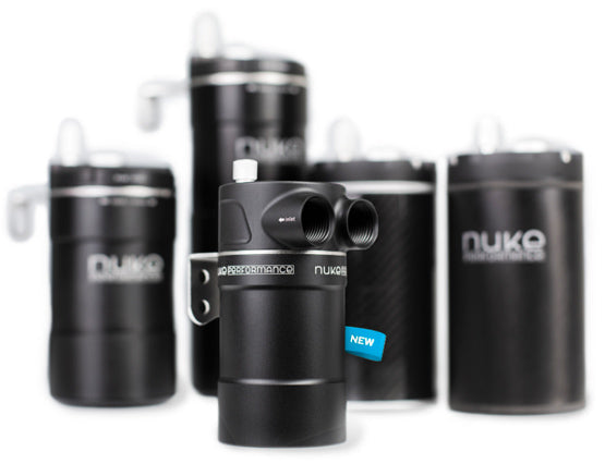 Nuke Performance Universal Oil Catch Cans / Universal Oil Breathers