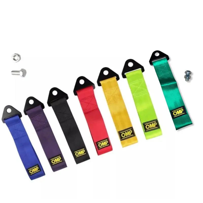 OMP Branded Tow strap complete with Nut/Bolt - Tow Strap