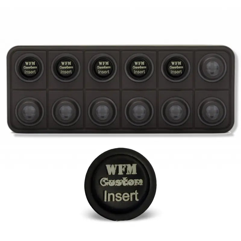 Custom Etched CANbus Keypad Inserts 15mm - ECUMASTER / LINK - KEYPAD INSERT