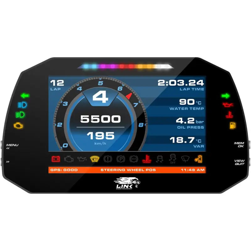 LINK MXG Strada 7-inch Dash - Street Edition - Digital Display