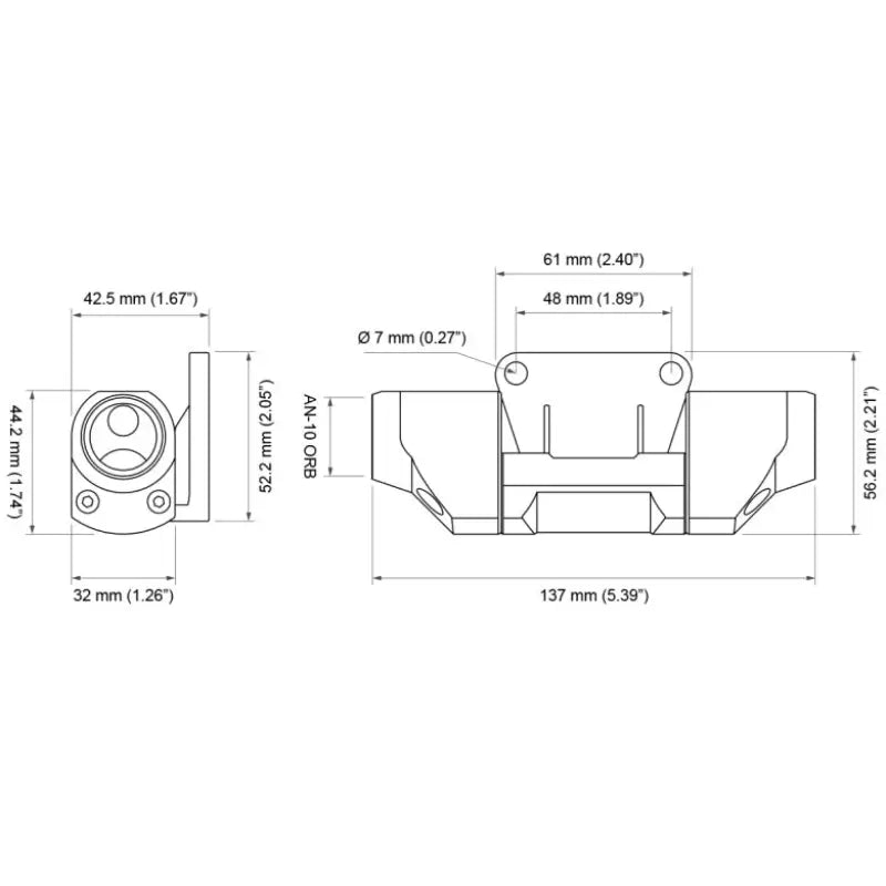 Nuke Performance Flex Fuel Full Flow Adapter - Flex Fuel Adapter