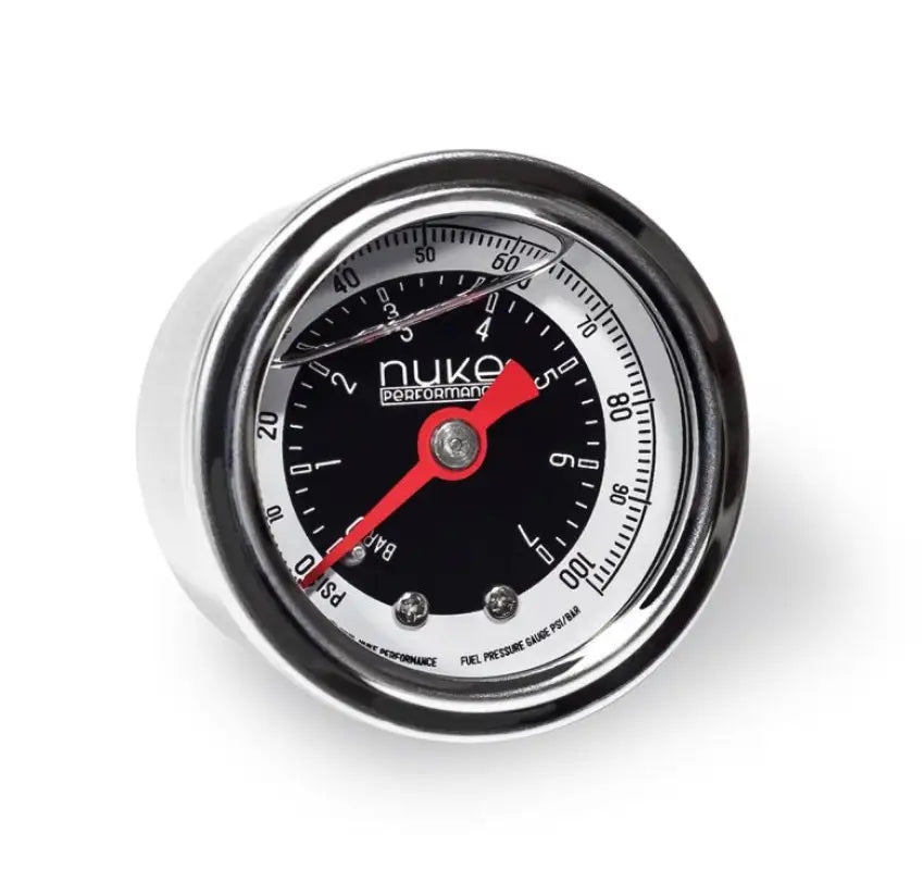 Nuke Performance Fuel Pressure Gauge 7 BAR / 100 PSI - Fuel Pressure Gauge