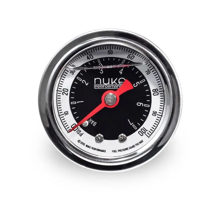 Nuke Performance Fuel Pressure Gauge 7 BAR / 100 PSI - Fuel Pressure Gauge