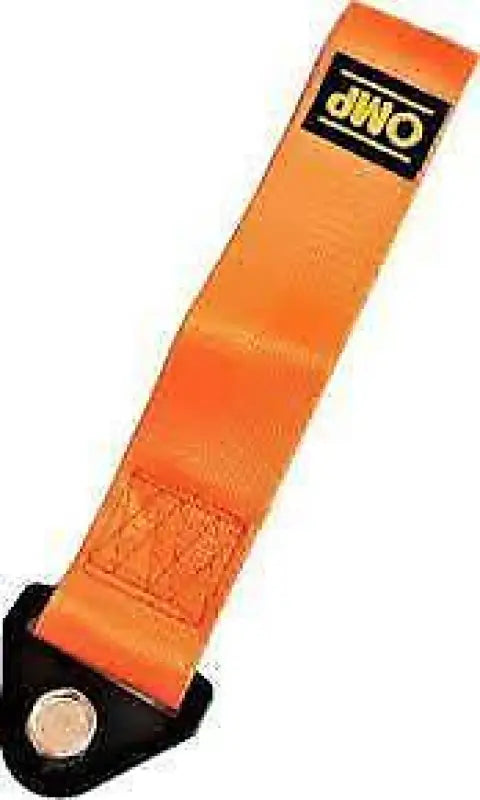 OMP Branded Tow strap complete with Nut/Bolt - Orange - Tow Strap