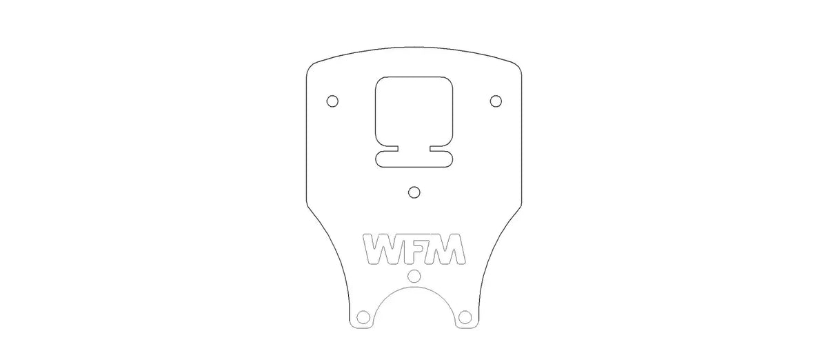 WFM Motec D175 Digital Display Mounting Bracket (Column / Tube Mount) - Digital Display Mount