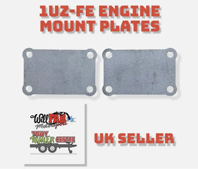 1UZ Engine Mount Plates 5mm (pair) - Engine mounts