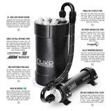 2G 3L Fuel Surge Tank Kit for internal fuel pumps with inline filter - High HP Solution - Swirl Pot