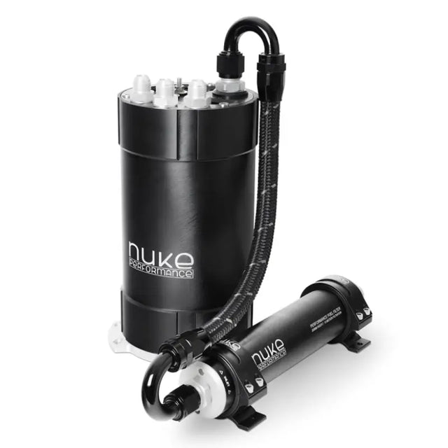2G 3L Fuel Surge Tank Kit for internal fuel pumps with inline filter - High HP Solution - Swirl Pot