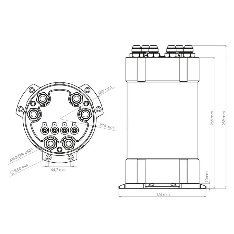 2G Fuel Surge Tank 3.0 liter for internal fuel pumps - Swirl Pot