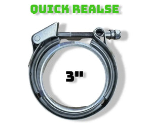 3’’ Stainless Steel V Band Clamp Assembly Quick Release 316 304 - Exhaust