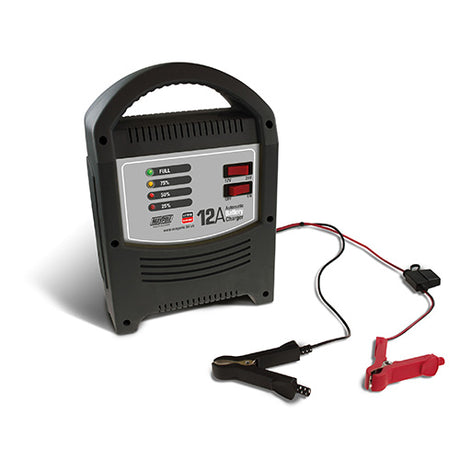 MP7112 12A LED automatic 12/24V battery charger