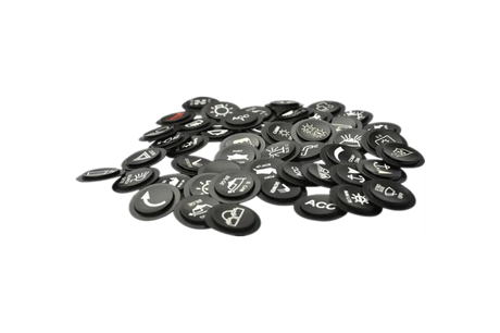 CANBus Keypad Button Insert Icons (ECUMASTER LINK ECU Haltech Motec etc) - CAN Keypad