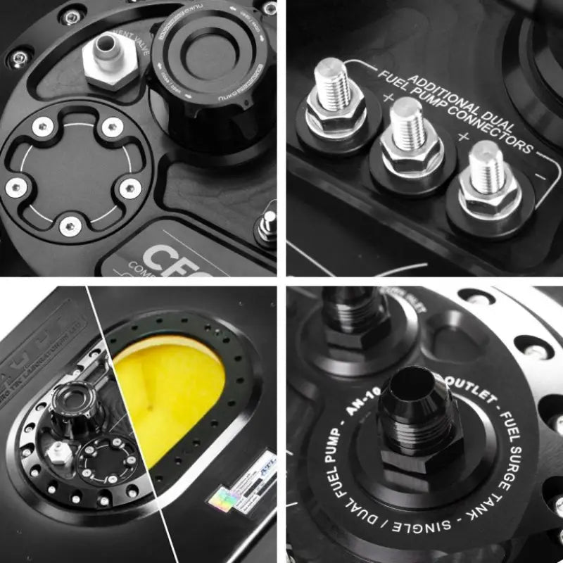 CFC Unit for brushless fuel pumps - Competition Fuel Cell Unit with integrated fuel surge tank - CFC Unit