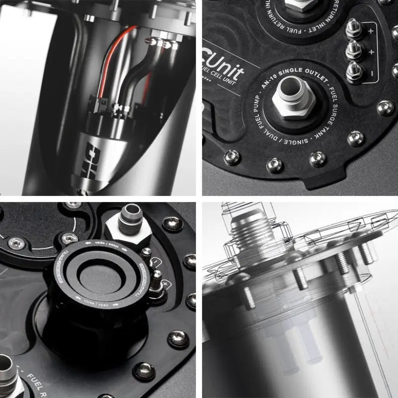 CFC Unit - Low profile Competition Fuel Cell Unit with integrated fuel surge tank - CFC Unit