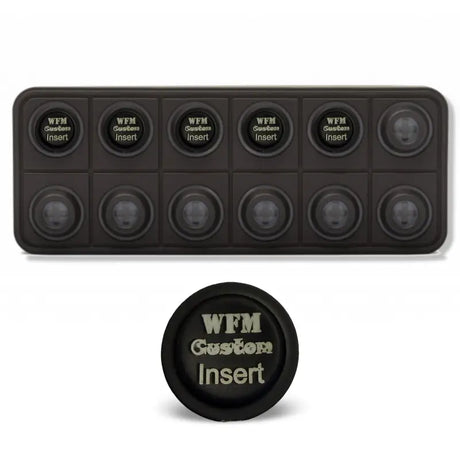 Custom Etched CANbus Keypad Inserts 15mm - ECUMASTER / LINK - KEYPAD INSERT