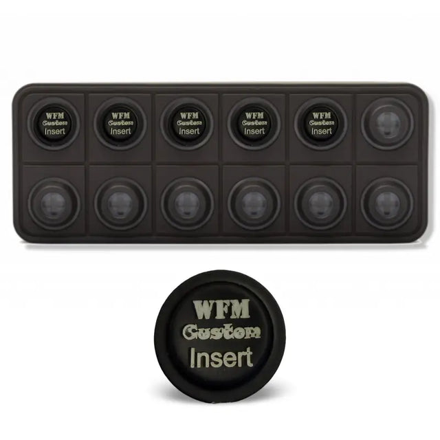 Custom Etched CANbus Keypad Inserts 15mm - ECUMASTER / LINK - KEYPAD INSERT