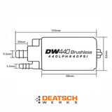 Deatschwerks DW440 Brushless in-tank Fuel Pump 440 LPH - Fuel Pump
