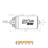 Deatschwerks DW810 Brushless in-tank Fuel Pump - 810 LPH - Fuel Pump