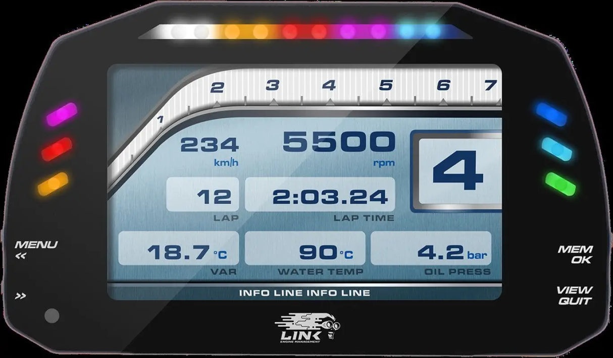 LINK MXS Strada 5-inch Dash - Race Edition
