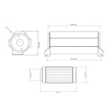 Nuke Performance Fuel Filter 10 / 100 micron AN-10 - Fuel Filter