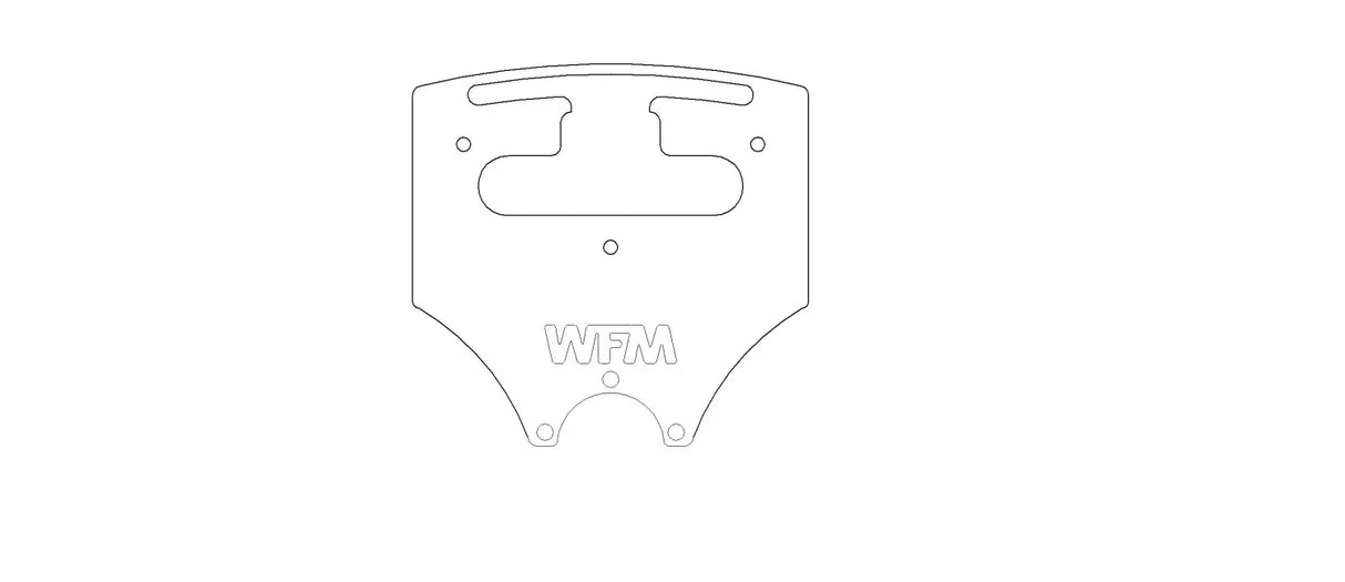 WFM Motec C127 Digital Display Mounting Bracket (Column / Tube Mount) - Digital Display Mount
